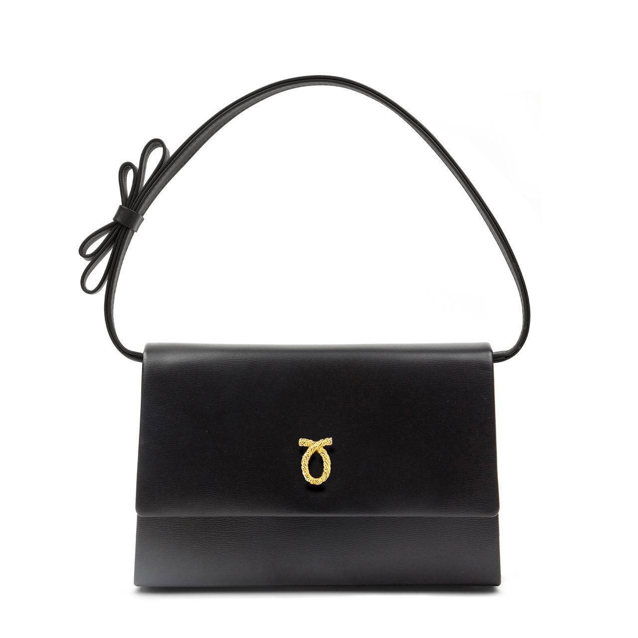 Leather handbag Launer Black in Leather - 28844384