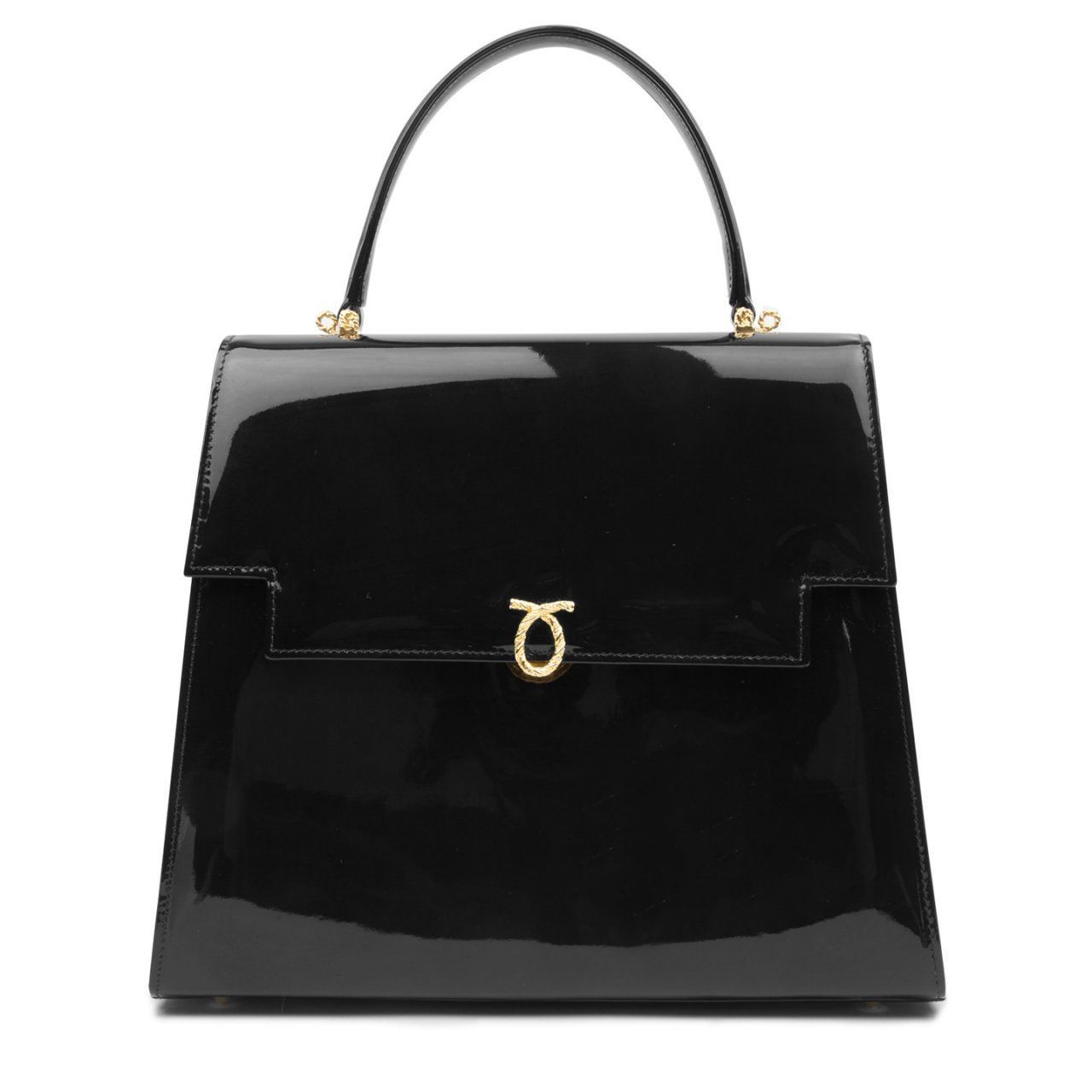 Maggie – Black (Patent) – Launer London