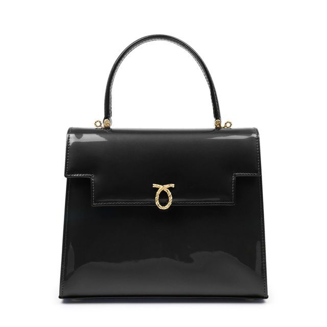 Traviata – Black (Patent) – Launer London